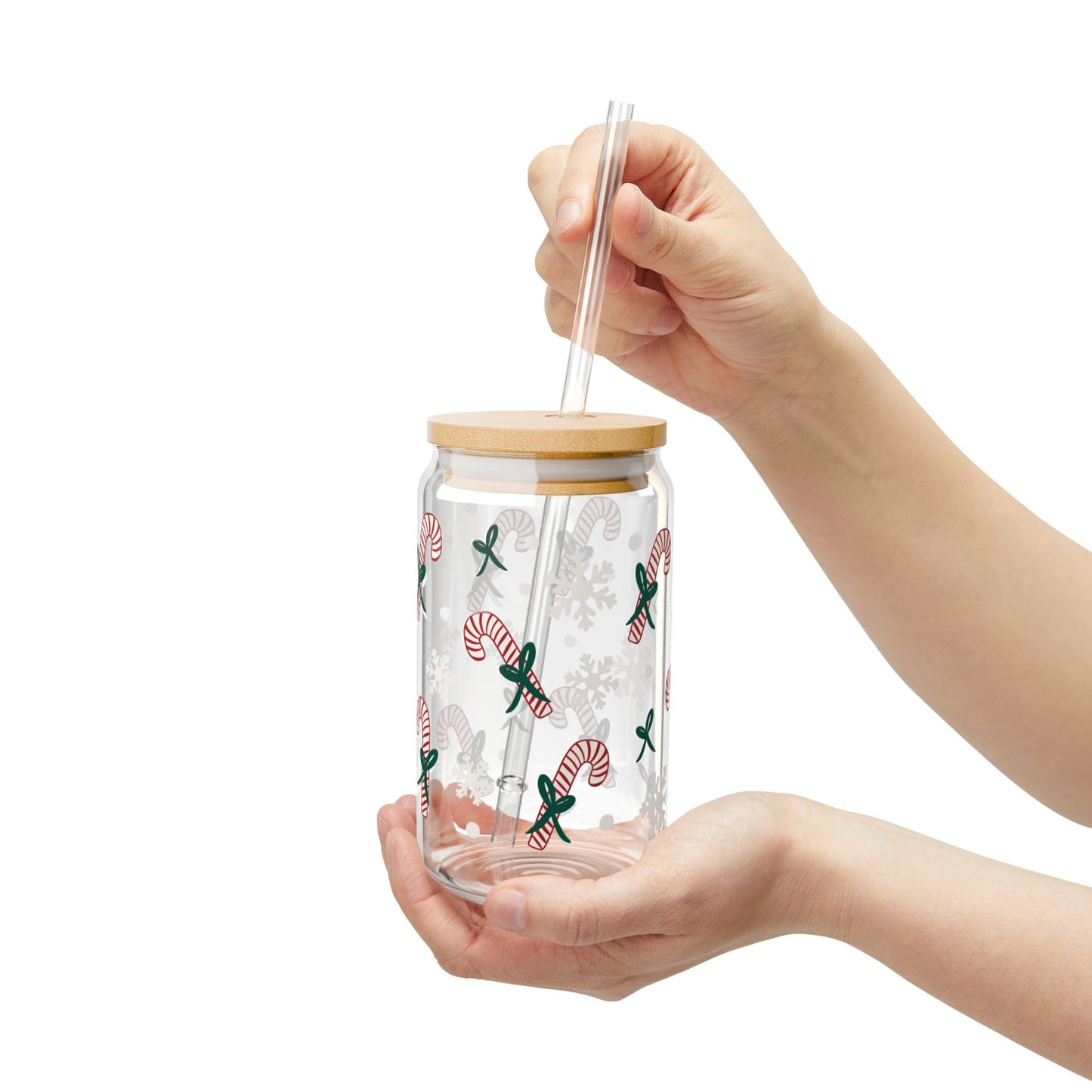 Festive Candy Cane Sipper